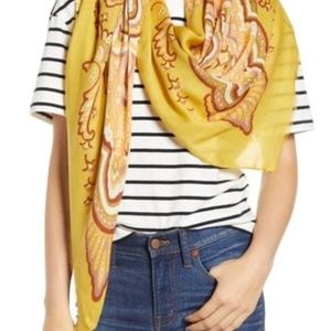 Madewell Oversized Paisley Square Scarf
